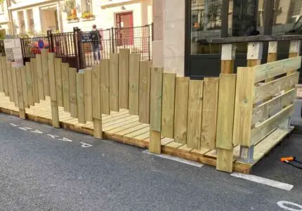 Palissade irrégulière