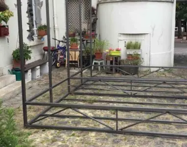 Pergola jardin de ville atelier