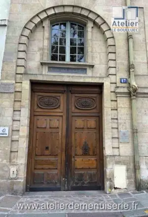 Porte cochère 17 quai d'Anjou Paris 4e