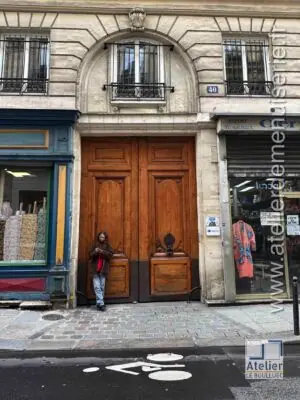 Porte cochère 40 rue de Cléry Paris 2e