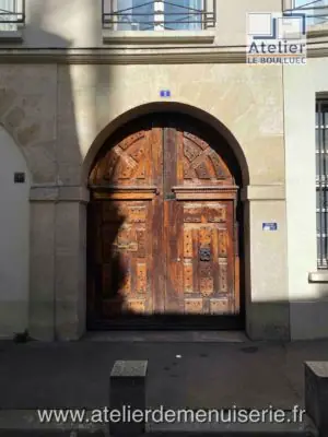 Porte cochère 5 impasse Guéménée Paris 4e