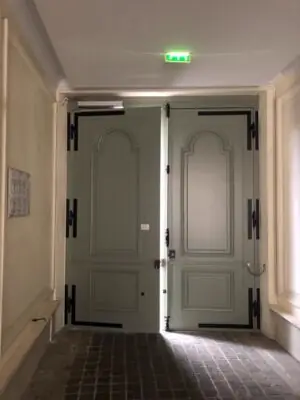 Porte cochère 55 rue de Châteaudun vue intérieure