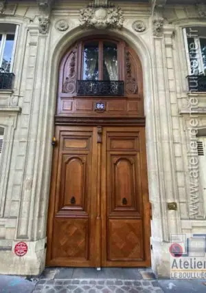 Porte cochère 86 boulevard Malesherbes après travaux