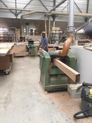 Château Laboissière travaux en atelier