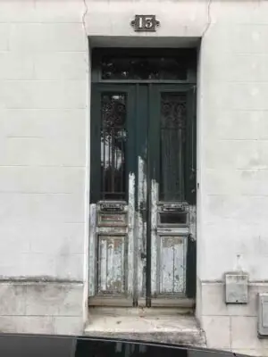 Porte tiercée deux battements