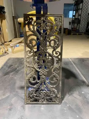 Porte neuve et restauration grille Oberkampf